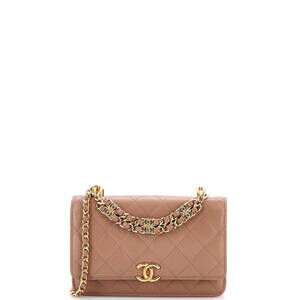 Chanel Coco First Wallet on Chain Quilted Caviar